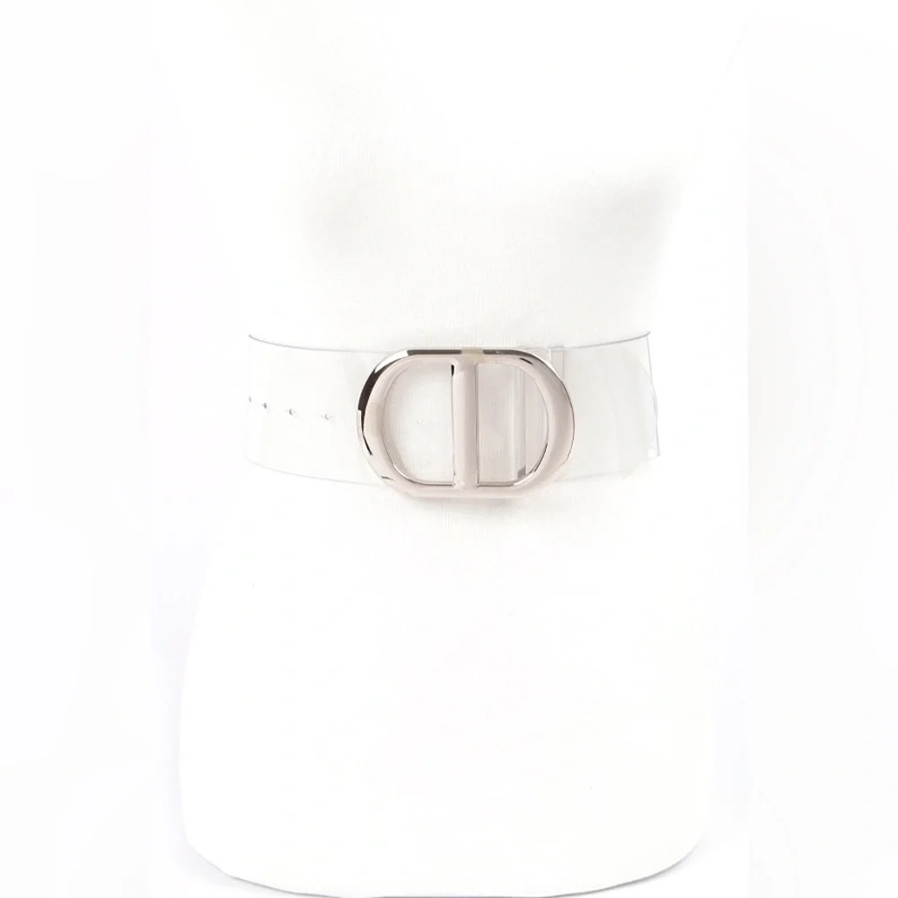Clear Waist Statement Belt